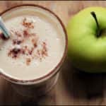 batido de manzana y avena