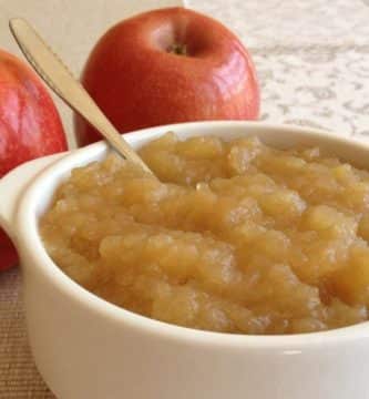 compota de manzana
