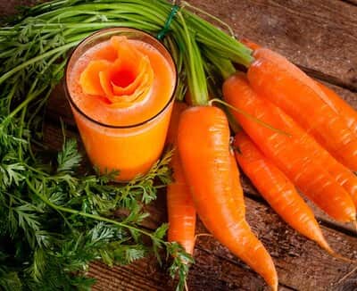 jugo de zanahoria y perejil