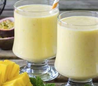 batido de maracuyá y piña