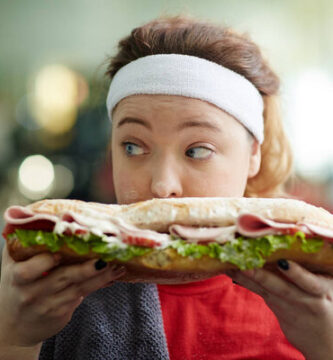 Comer un sándwich engorda